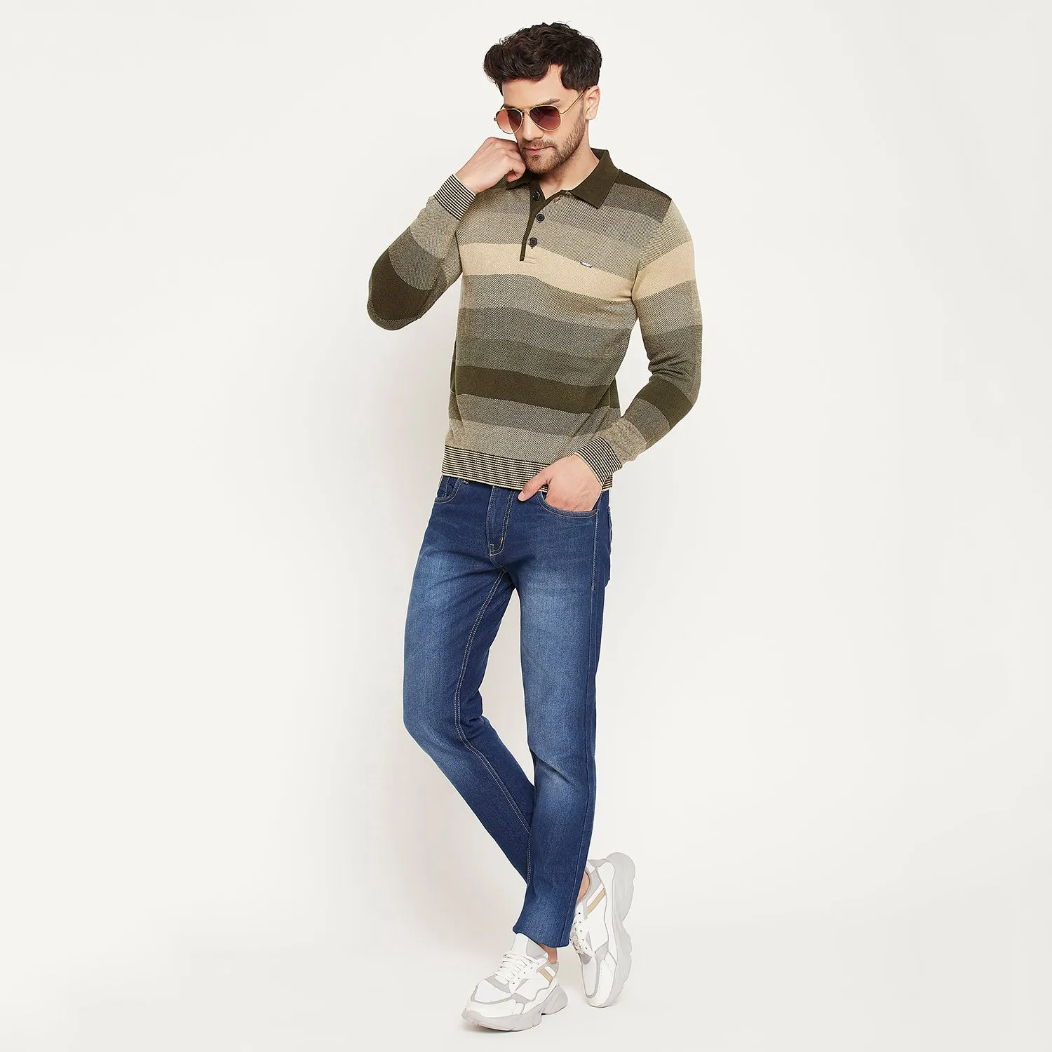 Duke Stardust Men Full Sleeve Pullover (SDS2183)