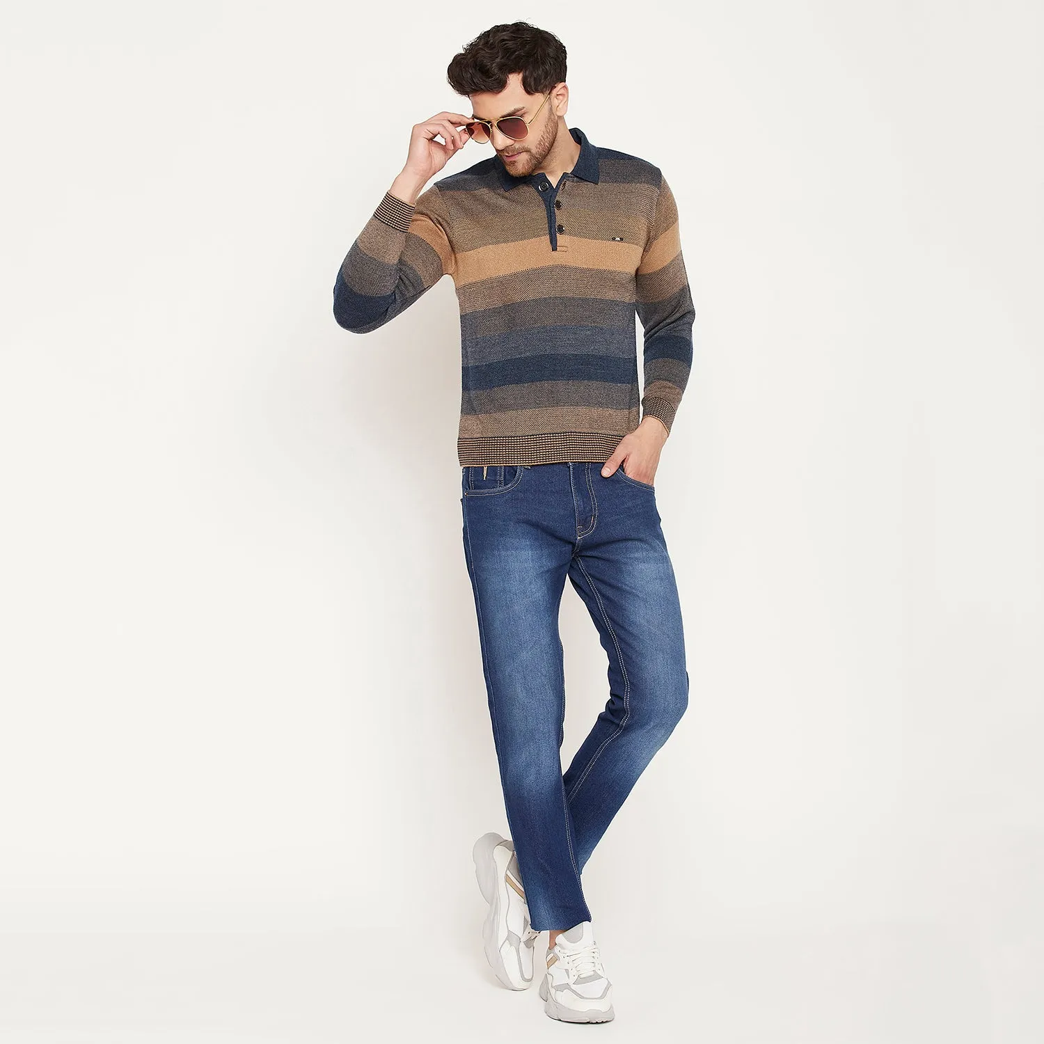 Duke Stardust Men Full Sleeve Pullover (SDS2183)