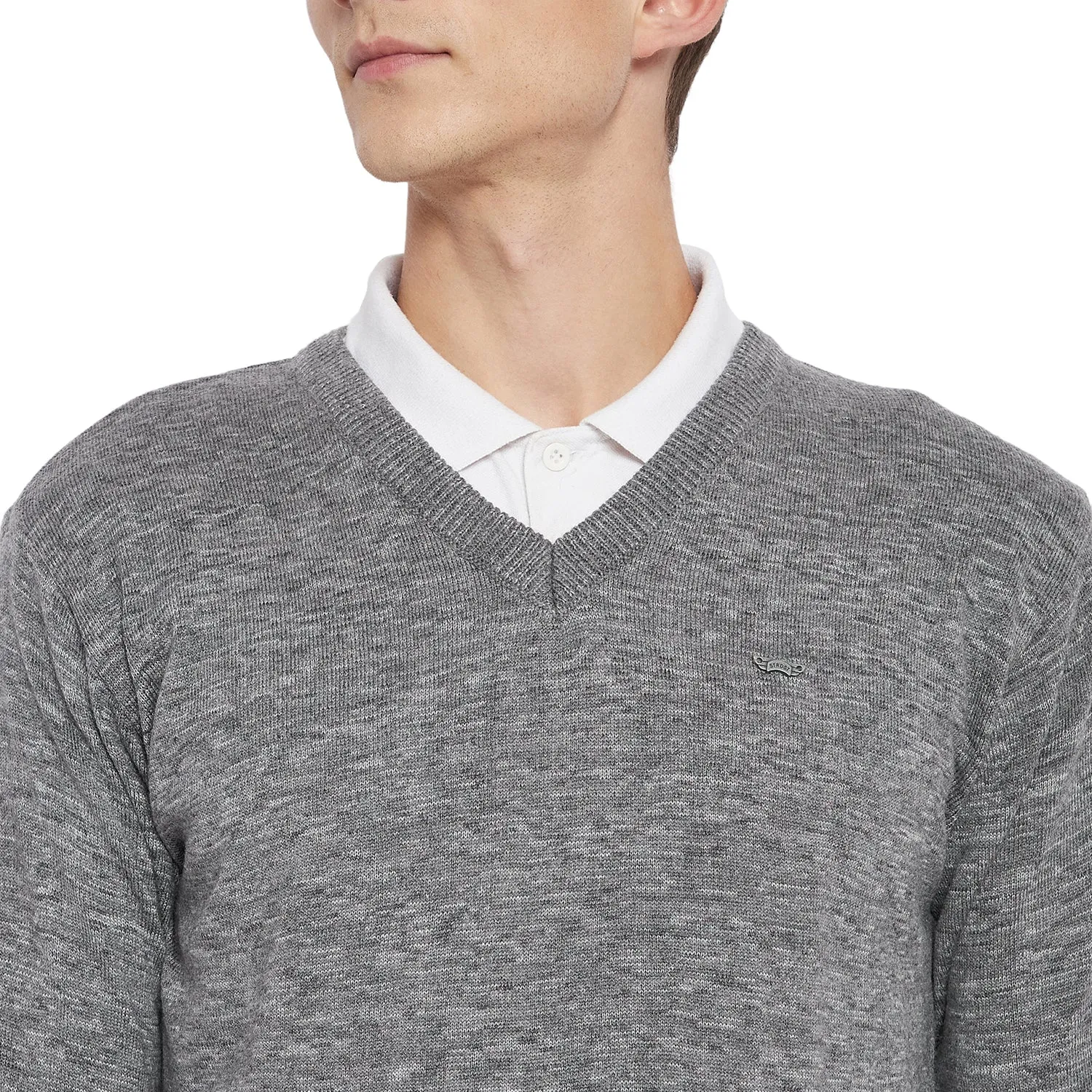 Duke Stardust Men Full Sleeve V Neck Sweater (SDS579)