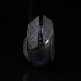 Grip Tape for Razer Basilisk X HyperSpeed, Basilisk Ultimate & V2 - Anti-Slip,Enhanced Control, Suck Sweat,Soft Leather,Improves FPS Gaming Grip [Pre-Cut] Black Thin 0.3mm