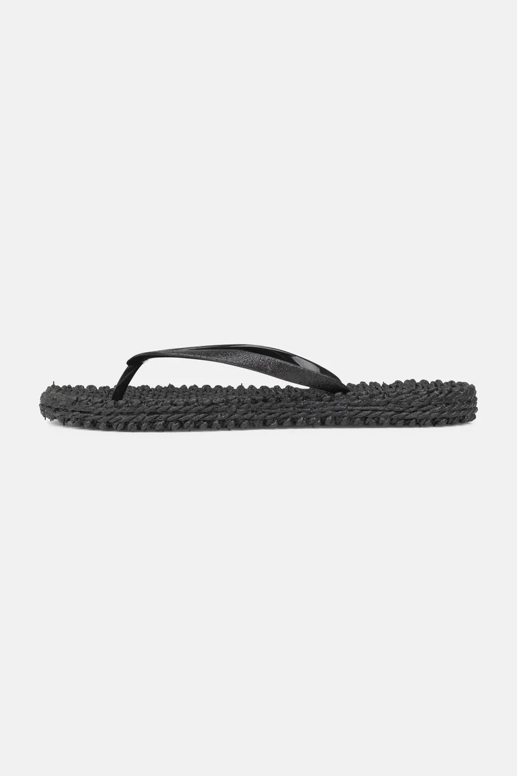 Il Jacobsen Flip Flops with Glitter Black