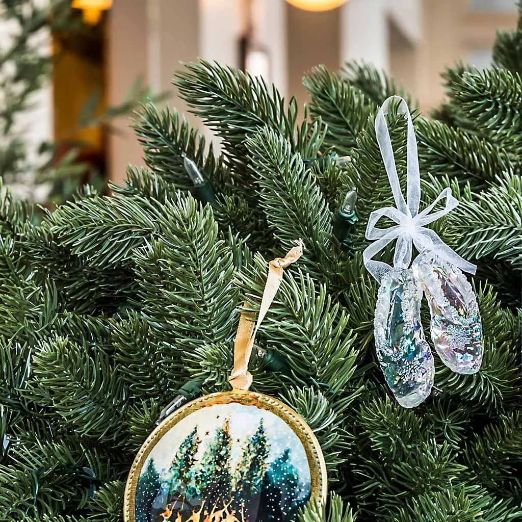 Iridescent Ballet Shoes Decoration