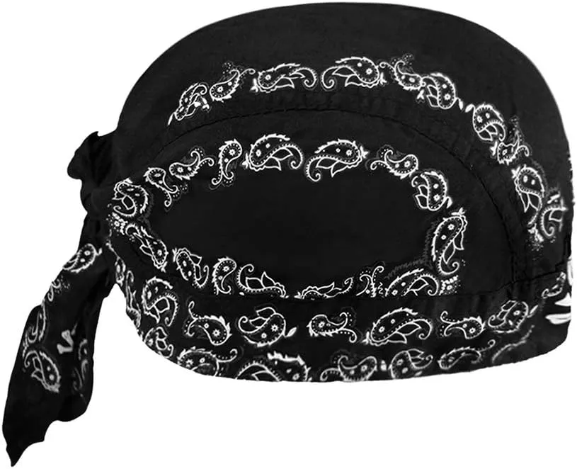Skull Cap Cycling Helmet Liner Head Wrap Scarf Pirate Hat Bandana Running Beanie