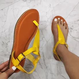 ZONNEBLOEM Leather Buckle Sandals